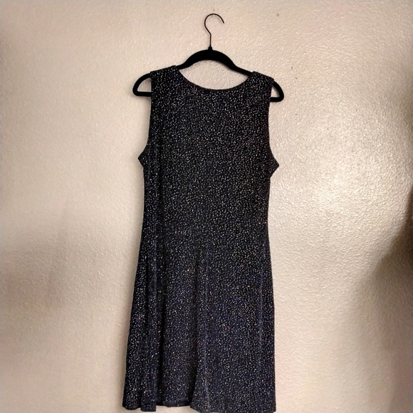 Blue Multi Colored Sequin Dress - Picture 2 of 2